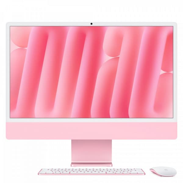 Apple iMac 24" M4 24 Gt, 512 Gt -tietokone, pinkki (MD2U4)