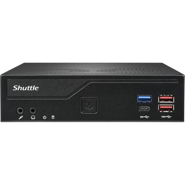 shuttle Slim-PC/Sock1700/Intel Svart