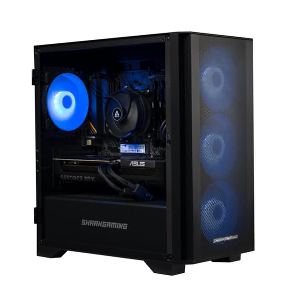Shark Maelstrom R714 Gaming PC/R7-5700X , RTX5060Ti 8G, 1TB NVMe , 32GB DDR4, Air-COOLER, 650W,  Windows 11 home