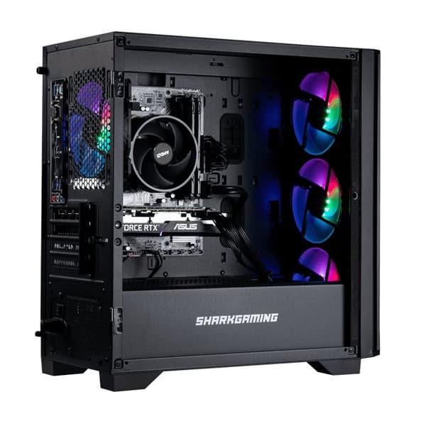 Shark Maelstrom R712 Gaming PC/Maelstrom, R7-5700X, RTX 5070 12G , 2TB NVMe , 32GB , Air Cooler, Windows 11 home, 700W