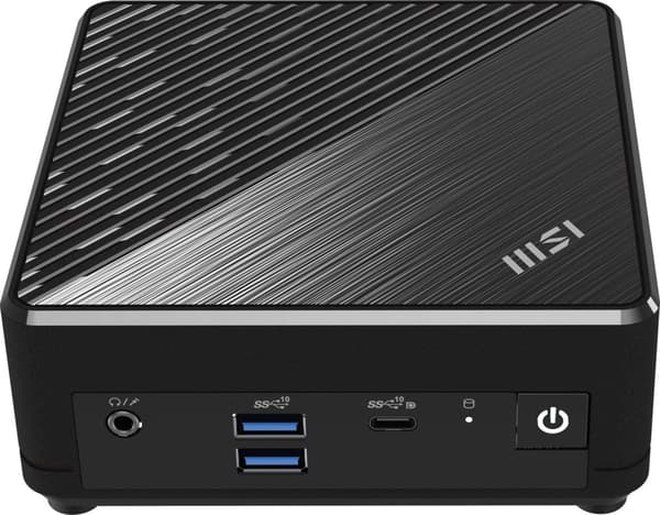 MSI Cubi ADL-001EU N200 mini-PC Intel Pentium N 4 GB DDR4-SDRAM 128 GB SSD Windows 11 Pro Arbetsstation Svart