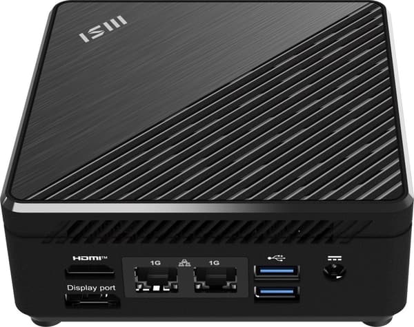 MSI Cubi ADL-001EU N200 mini-PC Intel Pentium N 4 GB DDR4-SDRAM 128 GB SSD Windows 11 Pro Arbetsstation Svart