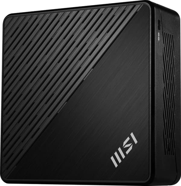 MSI Cubi ADL-001EU N200 mini-PC Intel Pentium N 4 GB DDR4-SDRAM 128 GB SSD Windows 11 Pro Arbetsstation Svart