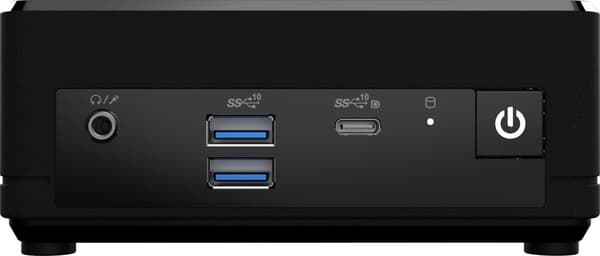 MSI Cubi ADL-001EU N200 mini-PC Intel Pentium N 4 GB DDR4-SDRAM 128 GB SSD Windows 11 Pro Arbetsstation Svart