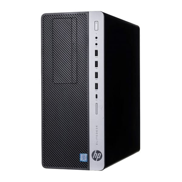 KÄYTETTY Pöytä-PC HP EliteDesk 800 G4 i5-8500 Intel Core i5-8500 16 GB RAM 256 GB SSD (Kunnostetut Tuotteet A)