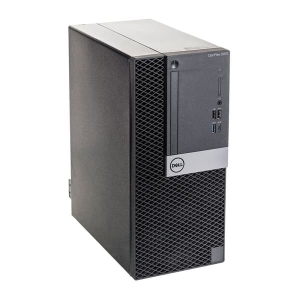 KÄYTETTY Pöytä-PC Dell OptiPlex 5070 i5-8500 Intel Core i5-8500 16 GB RAM 256 GB SSD (Kunnostetut Tuotteet A)