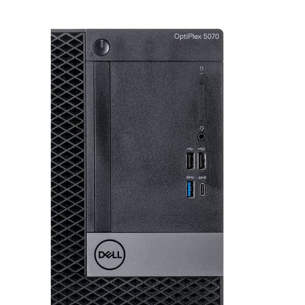 KÄYTETTY Pöytä-PC Dell OptiPlex 5070 i5-8500 Intel Core i5-8500 16 GB RAM 256 GB SSD (Kunnostetut Tuotteet A)