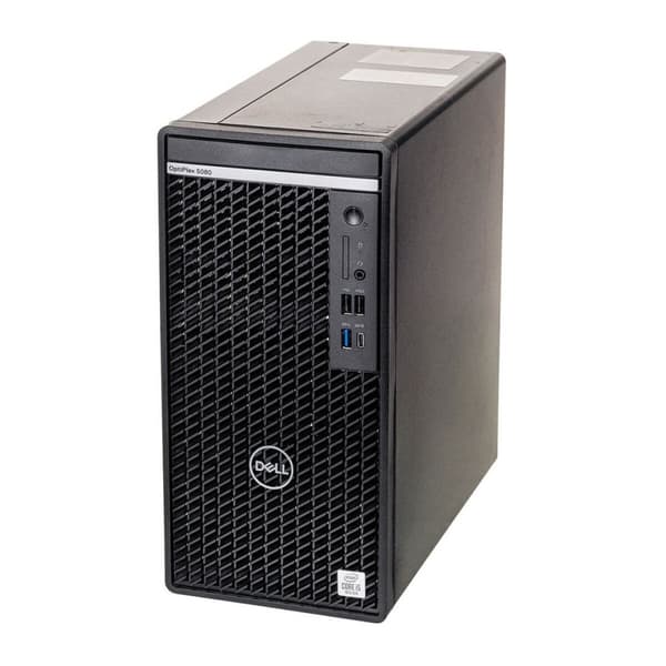 BRUGT Desktop pc Dell OptiPlex 5080 Intel Core i5-10500T i5-10500 16 GB RAM 256 GB SSD (Refurbished A)