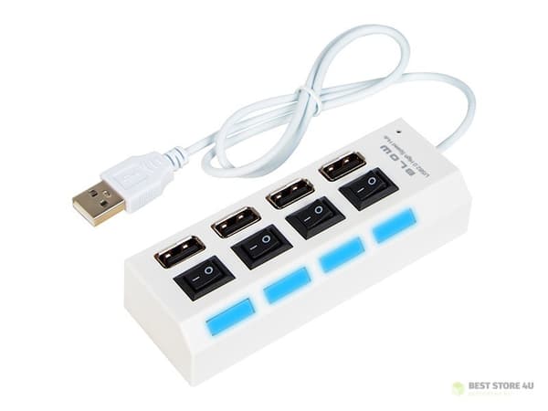86-076# USB-splitter wt.a-4xgn.a hub-07 vit