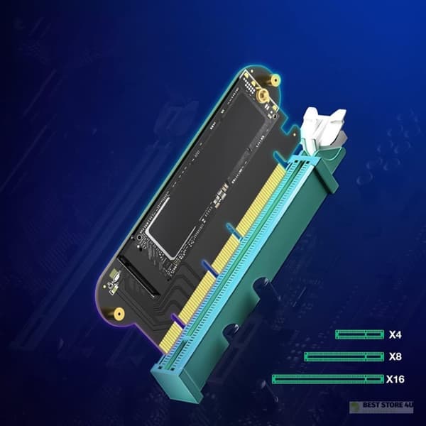 AK342 PCI-E x16 - m.2 nvme-adapter
