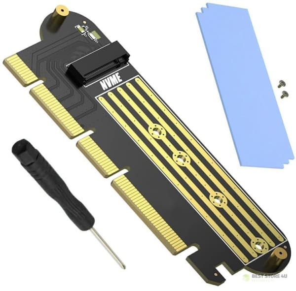 AK342 PCI-E x16 - m.2 nvme-adapter