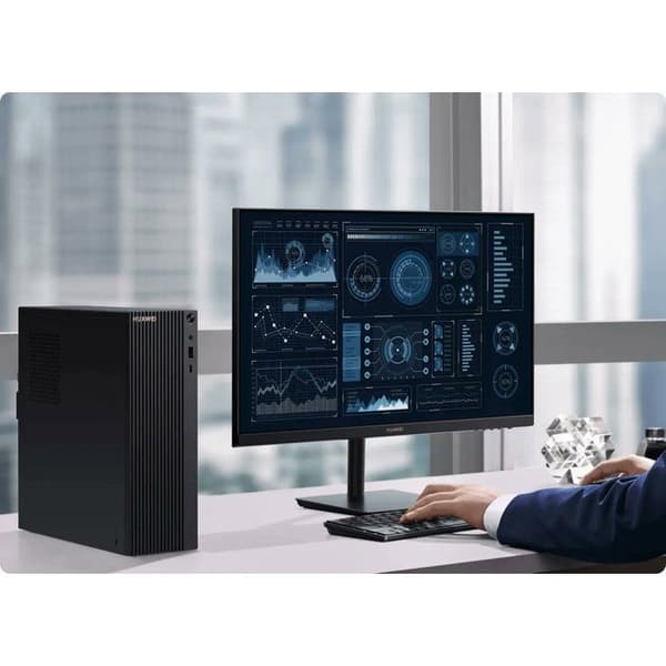 Skrivbordsdator - HUAWEI - MateStation B515 - Ryzen 5 4600G - 8GB RAM - 256GB SSD - Win 10 Pro