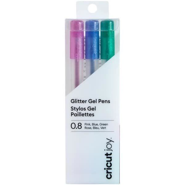 Cricut Joy Glitter Gel Pen Set 3/Pkg-Pink, Blue & Green