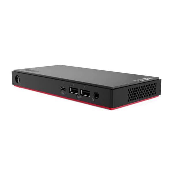 Mini PC CPU - LENOVO ThinkCentre M75n 11BS - Ryzen 3 Pro 3300U - 8 GB RAM - 256 GB SSD-lagring - Radeon Vega 8 - Win10 Pro Svart, Grå, Röd