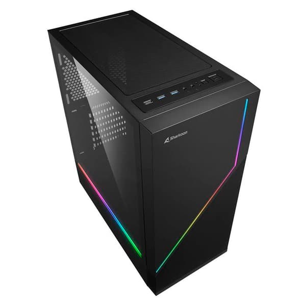 Sharkoon RGB Flow Gaming PC-fodral - 4044951028146