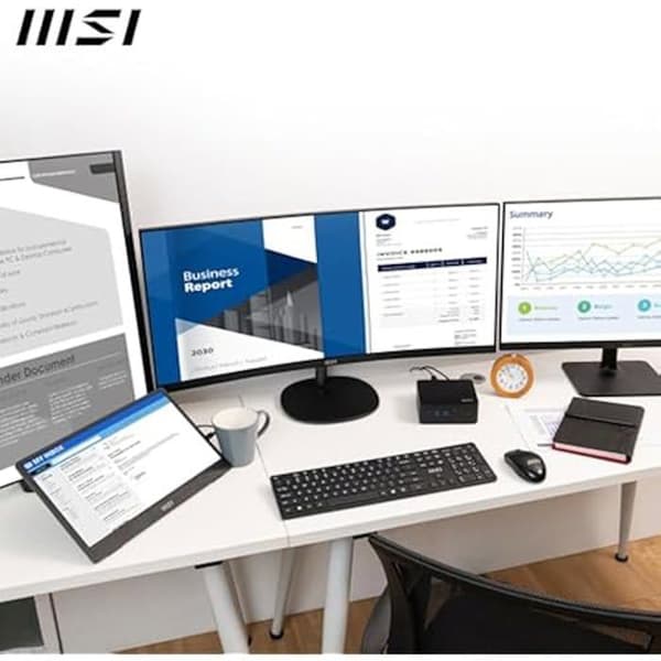 Mini-PC - MSI - Cubi NUC 1MG-023DE - Intel Core i3 100U - 8GB DDR5 RAM - 256GB SSD - WIFI6E
