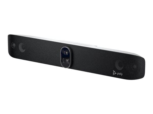 - HP Inc. - Poly Studio X72 - Allt-i-ett videofält - Zoomcertifierad, Certifierad för Microsoft Teams - svart