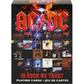 Miniatyrbild 3 av 4: AQUARIUS AC / DC In Rock We Trust Set med 52 spelkortsjokrar)