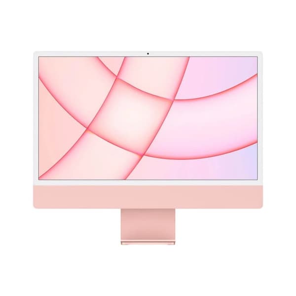 iMac 24" 2021 M1 3,2 GHz 16 Gt 2 Tt 8-ytiminen GPU Pinkki - Kunnostettu - Erittäin hyvässä kunnossa