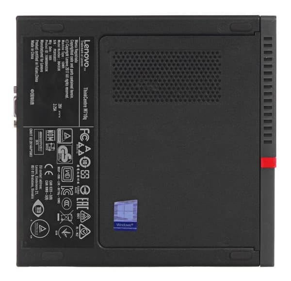 LENOVO ThinkCentre M710q Micro i3-6100T 8GB 256GB SSD mSFF Win10pro Begagnad