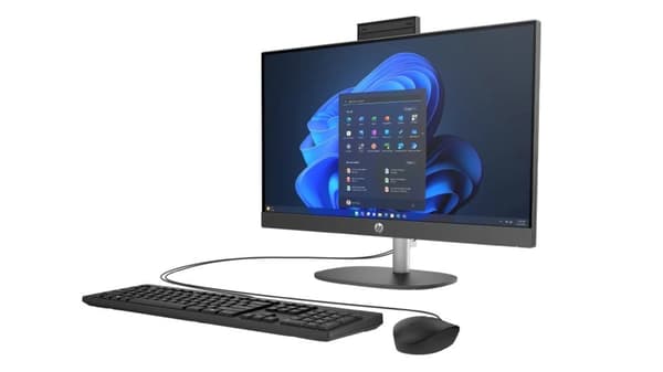 HP AIO ProOne 240 G10 i3-N300 23,8" FHD IPS 250 nits AG 8 GB DDR4 SSD 512 UHD-kamera 5 MP W11Pro 3 år på plats