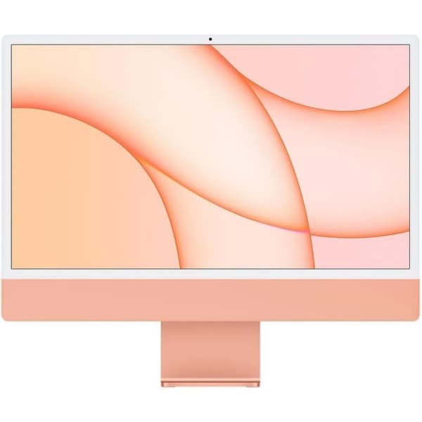 iMac 24" Apple M1 3,2 Ghz 16 Go 256 Go SSD Orange - Apple GPU - Ingen tillbehör (2021) - Återställd - Godtagbart skick- REFURBISHED