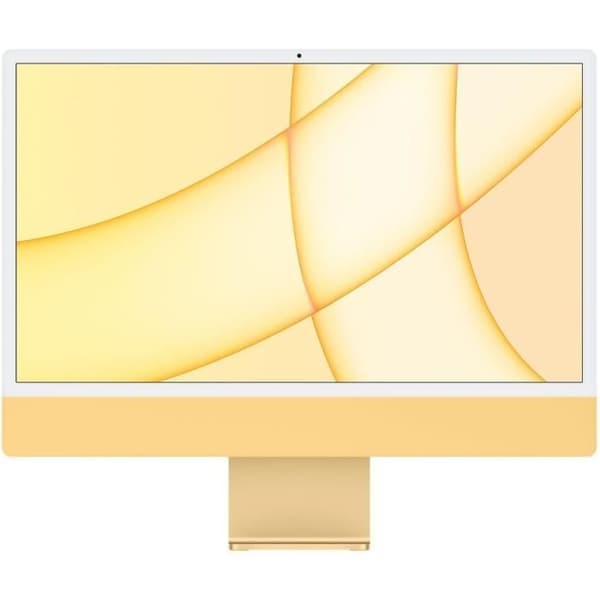 iMac 24" Apple M1 3,2 Ghz 8 Go 512 Go SSD Gul - Apple GPU - Utan tillbehör (2021) - Renoverad - I acceptabelt skick- REFURBISHED