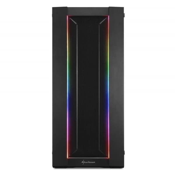 Sharkoon Elite Shark CA200M, PC-fodral, ARGB, 8x RGB-kontroll, klassisk och vertikal grafikintegration -