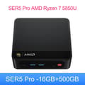 Pikkukuva 2 / 2: Mini PC, AMD Ryzen 7 PRO 5850U, 500GB SSD,5850U 16G500G, EU