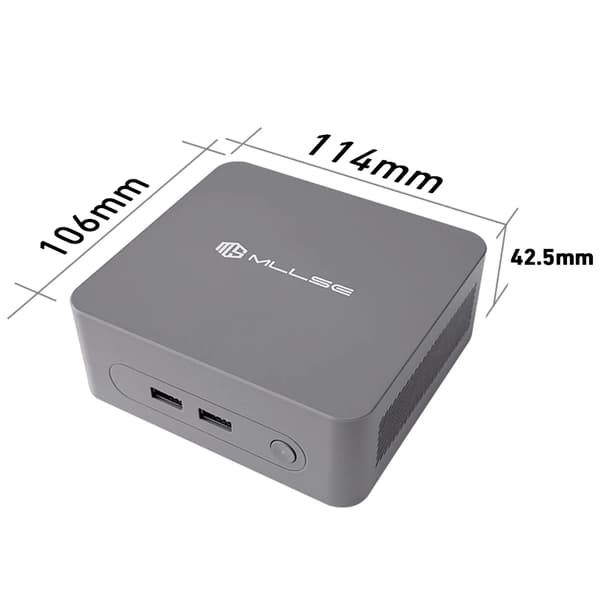 Mini PC, 8GB RAM, 256GB lagerplads, Intel N100 processor,8GB+256GB