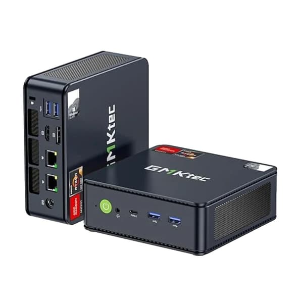 Mini PC, AMD Ryzen 5 6600H, 16GB minne, 512GB SSD,M6 EU-kontakt, EU, INGEN RAM INGENTING SSD