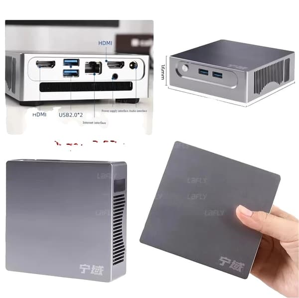 Mini PC, Ryzen 7 5700U ES, 16G/32G RAM, 512GB/1TB lagring,Ryzen 7 5700U ES RAM valfritt NO/16G/32G, NEJ SSD, EU
