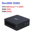 Miniatyrbild 2 av 2: Mini PC, AMD Ryzen 5 3550H, SSD,16GB 256GB, EU
