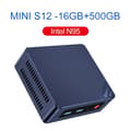 Miniatyrbild 2 av 2: Mini PC, N95/N100, Minne, Lagring,N95 16G500G, Intel-processor, EU