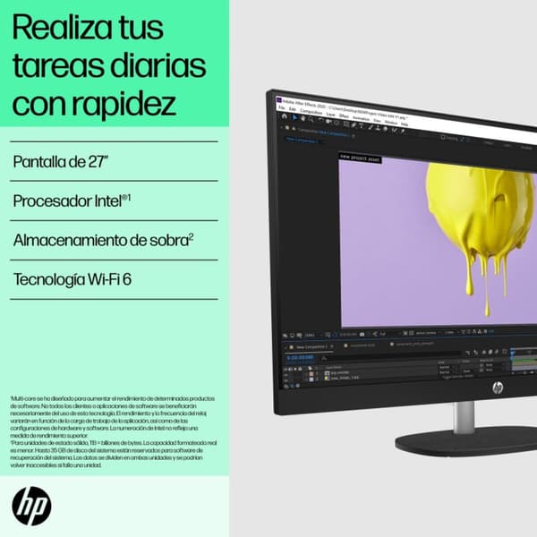 Pöytä-PC HP B9GN4EA Intel Core i5-1335U 16 GB RAM 1 TB SSD