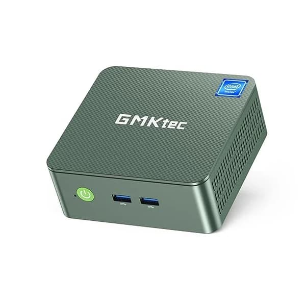 GMKtec G3 Mini PC, 4-kärnig processor, dubbla HDMI-utgångar,16GB RAM 512GB ROM, G3 EU-kontakt