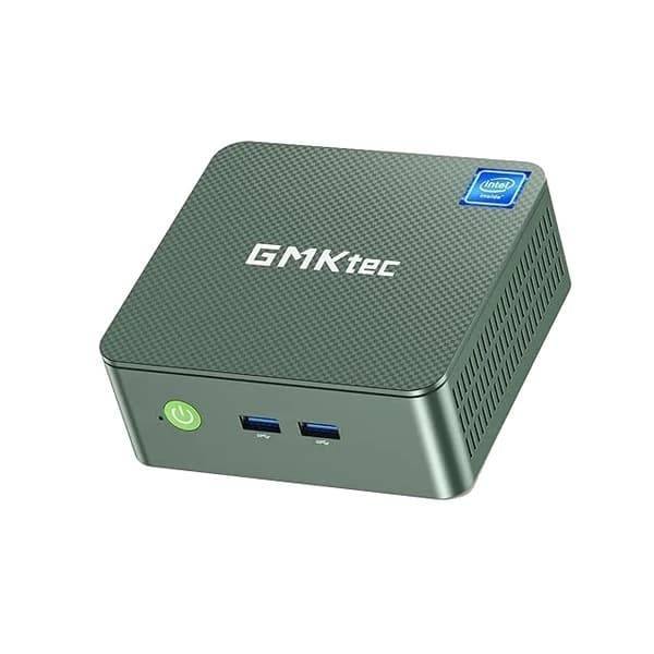 GMKtec G3 Mini PC, 4-kärnig processor, dubbla HDMI-utgångar,16GB RAM 512GB ROM, G3 EU-kontakt