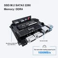 Miniatyrbild 4 av 4: Mini PC - BEELINK - GK55 - Windows 10 - Intel J4125 - 8 GB RAM - 256 GB SSD