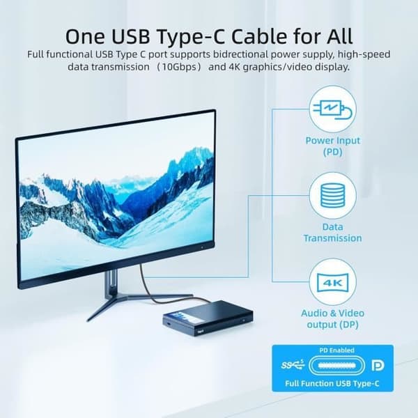 MeLE Quieter 4C Mini PC utan fläkt N100,3,4 GHz,16 Go/512 Go
