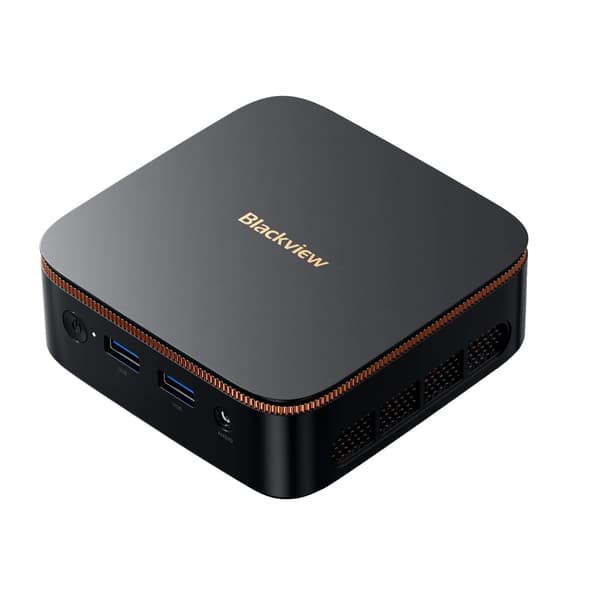 Mini PC, 16GB RAM, 512GB SSD, Op til 3,6GHz processor,SORT
