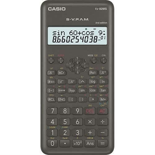 Casio miniräknare FX-82MS Blå