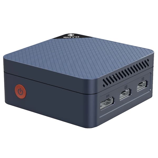 Mini-PC, neliydinsuoritin, 12 Gt RAMia,EU, SOYO M4 Mini