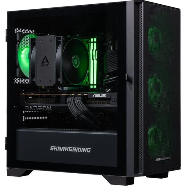 Shark Maelstrom R522 Gaming PC / R5-5500, RTX 5050 8G, 1TB NVMe, 16GB, Air Cooler, Windows 11 home