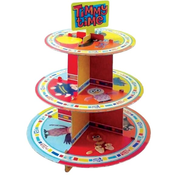 Timmy Time Cupcake-stativ med figurer Multicoloured One Size