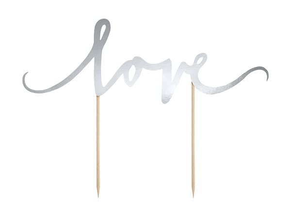 LOVE Kagetopper - Sølv
