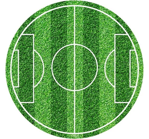 Kakvaffel FOTBOLLPLAN 20cm