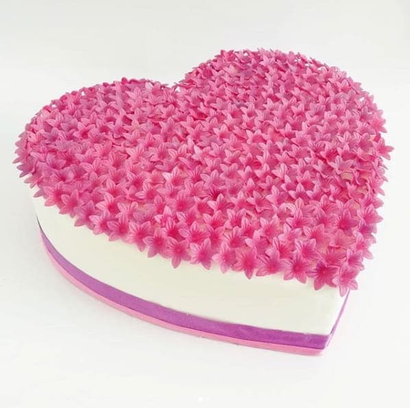 Mini blå vaffelblomster 50 stk.