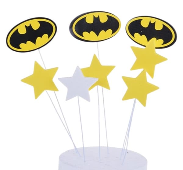 Tårtdekorationer set BATMAN-dekorationer