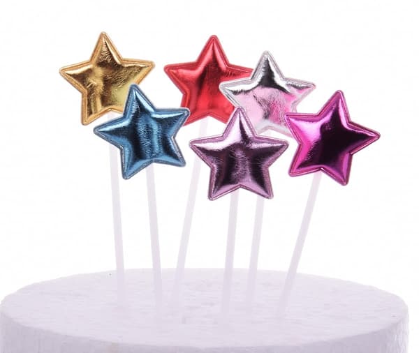STARS MIX-dekorationer 6 st