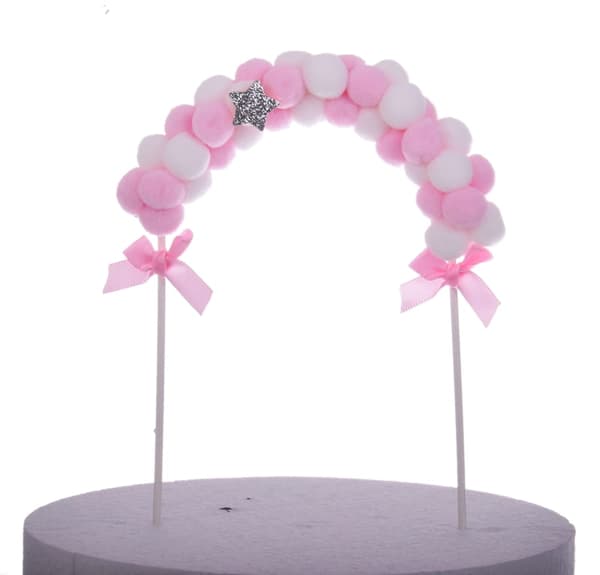 Topper BALLONBUEGUIRLANDE PINK M